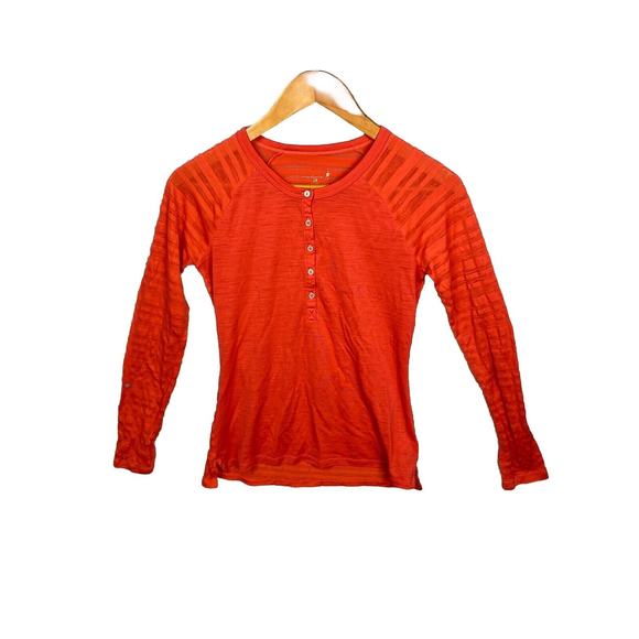 Smartwool Women's XS Sweater Gorpcore Camping Burnout Top Henley Merino Wool - Picture 1 of 9